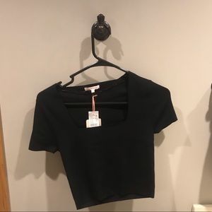 Black Crop Top